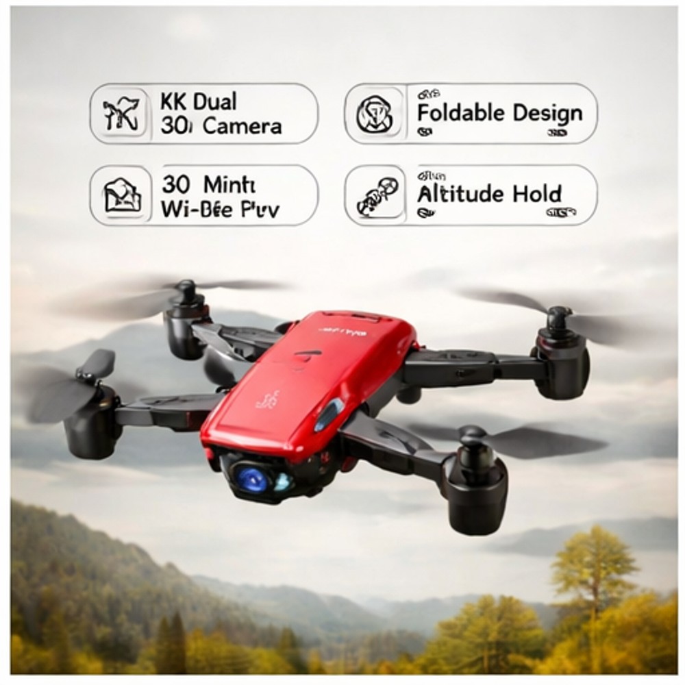 MAXDRONE Sklopivi Dron sa Kamerom 4K WiFi