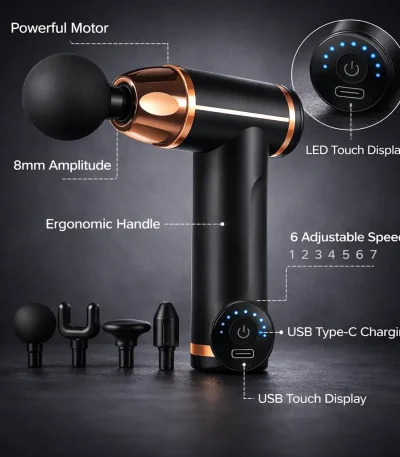 masazer za misice massage gun specifikacije brzine motor