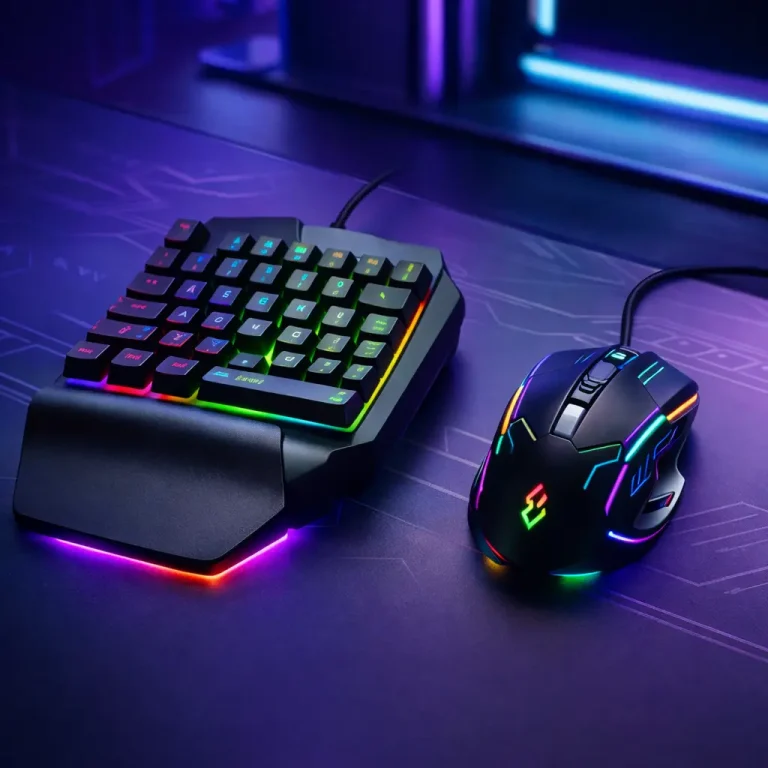 gaming tastatura i mis povezani na telefon igranje