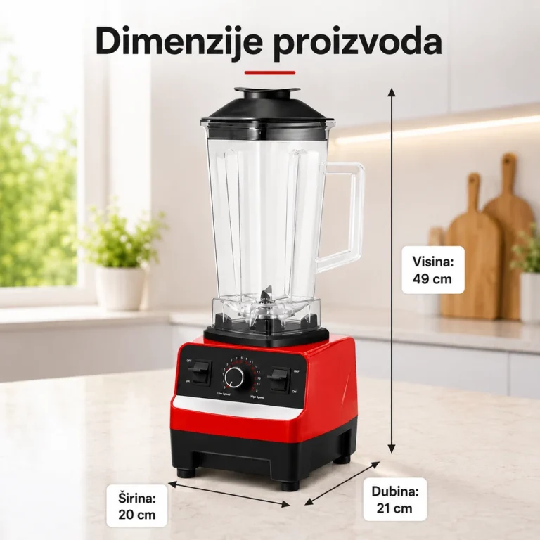 Silver Crest blender SC 1589A dimenzije proizvoda