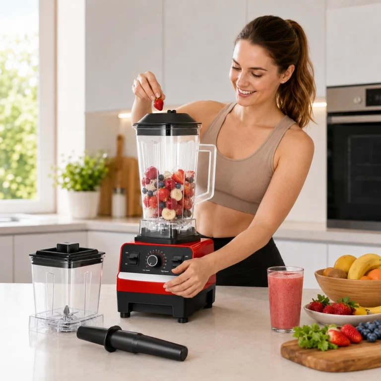 Silver Crest blender SC 1589A u funkciji pripreme smoothie napitka